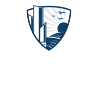 Logo - Division of Industrial Affairs (White and Dark Shield Centered - White text)